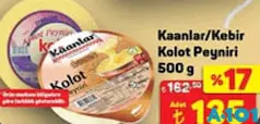 KAANLAR/KEBİR KOLOT PEYNİRİ 500 G
